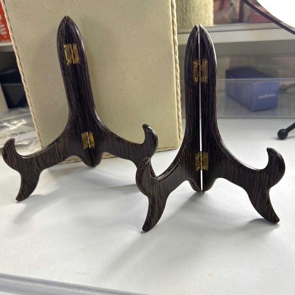 Elegant Brown Display Stand